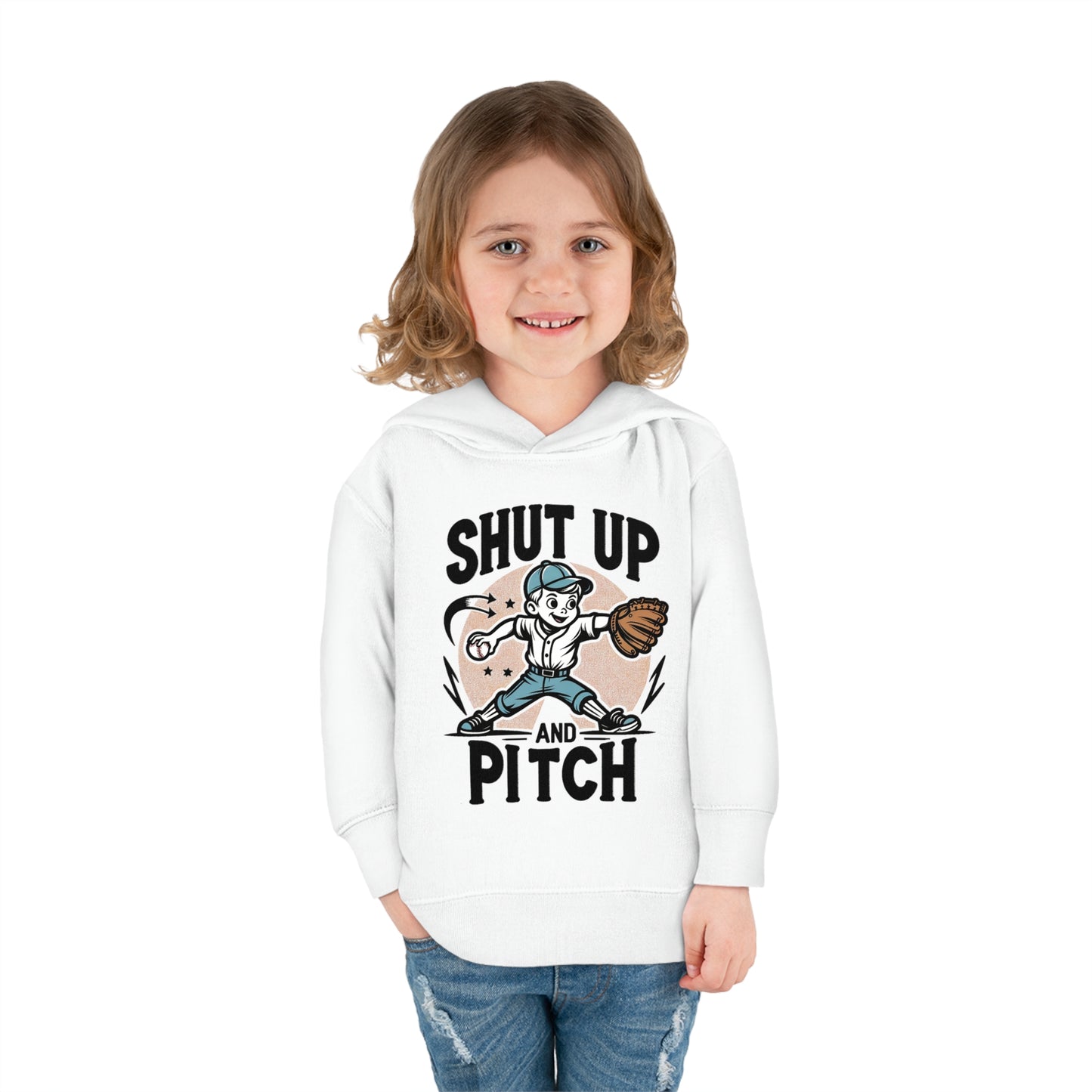 Shut Up And Pitch Toddler Hoodie