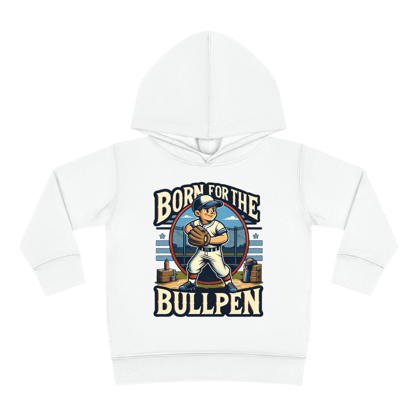 Born For The Bullpen Toddler Hoodie