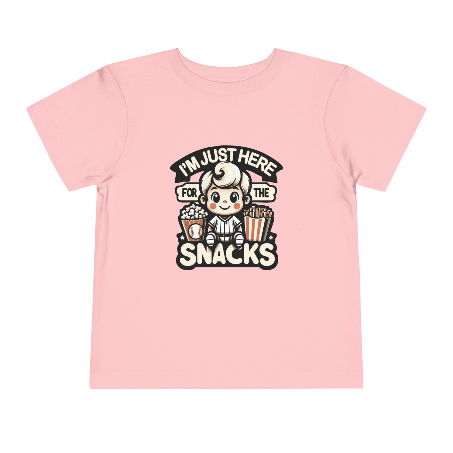 I'm Just Here For The Snacks Toddler T-Shirt