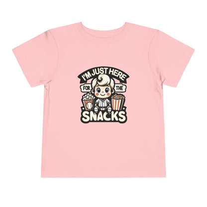 I'm Just Here For The Snacks Toddler T-Shirt