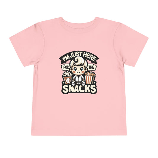 I'm Just Here For The Snacks Toddler T-Shirt