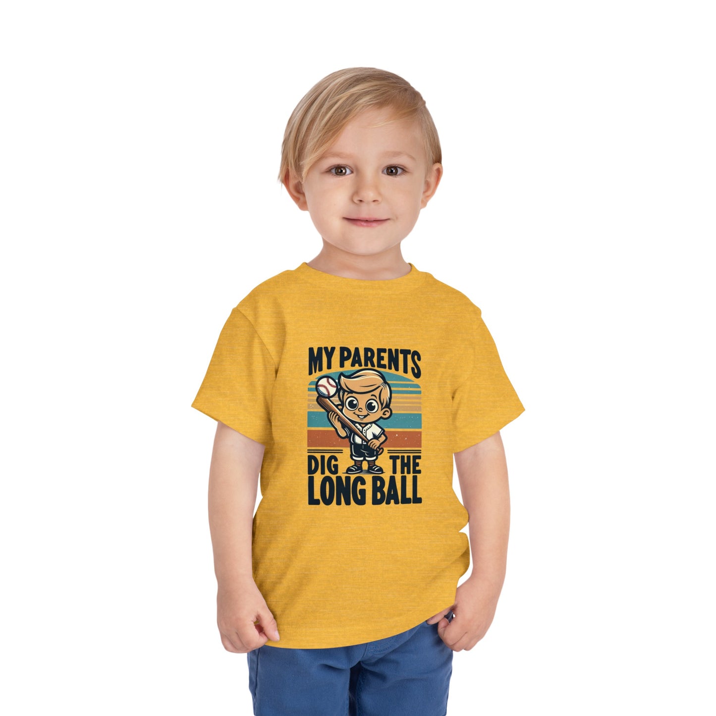 My Parents Dig The Long Ball Toddler T-Shirt