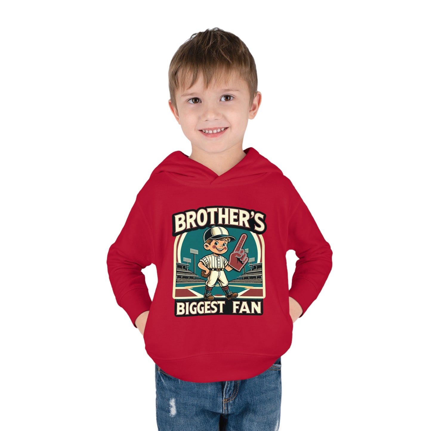 Brother's Biggest Fan Toddler Hoodie