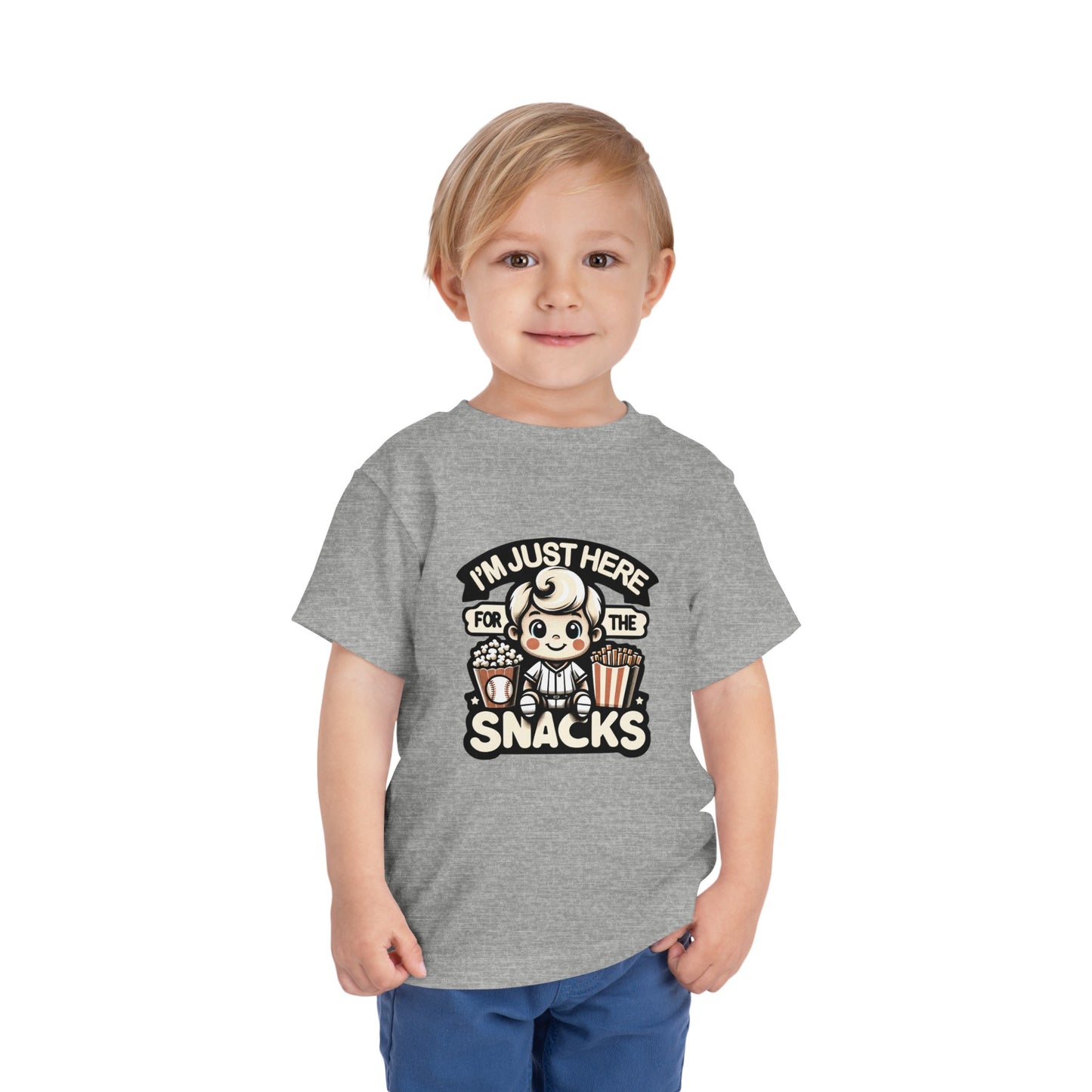 I'm Just Here For The Snacks Toddler T-Shirt