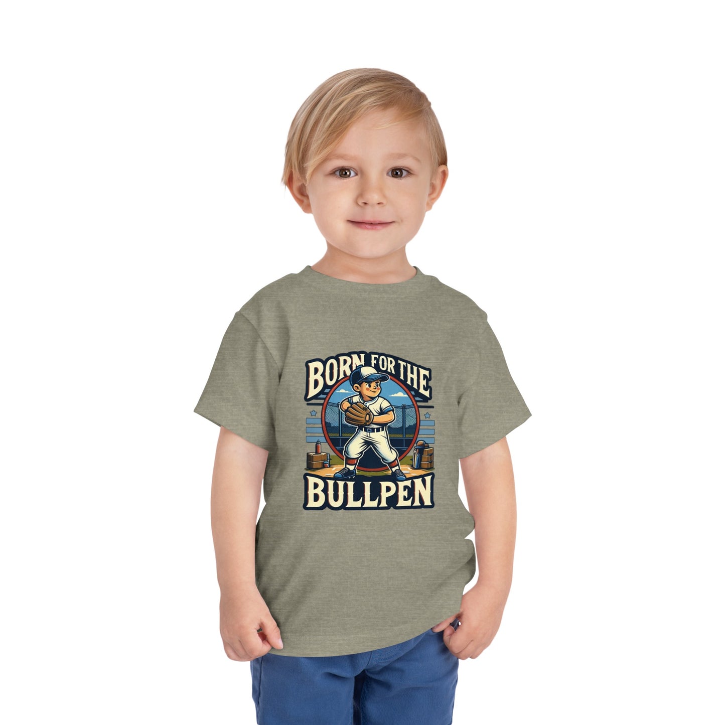 Born For The Bullpen Toddler T-Shirt