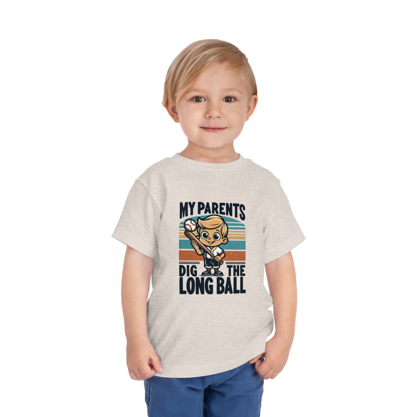 My Parents Dig The Long Ball Toddler T-Shirt