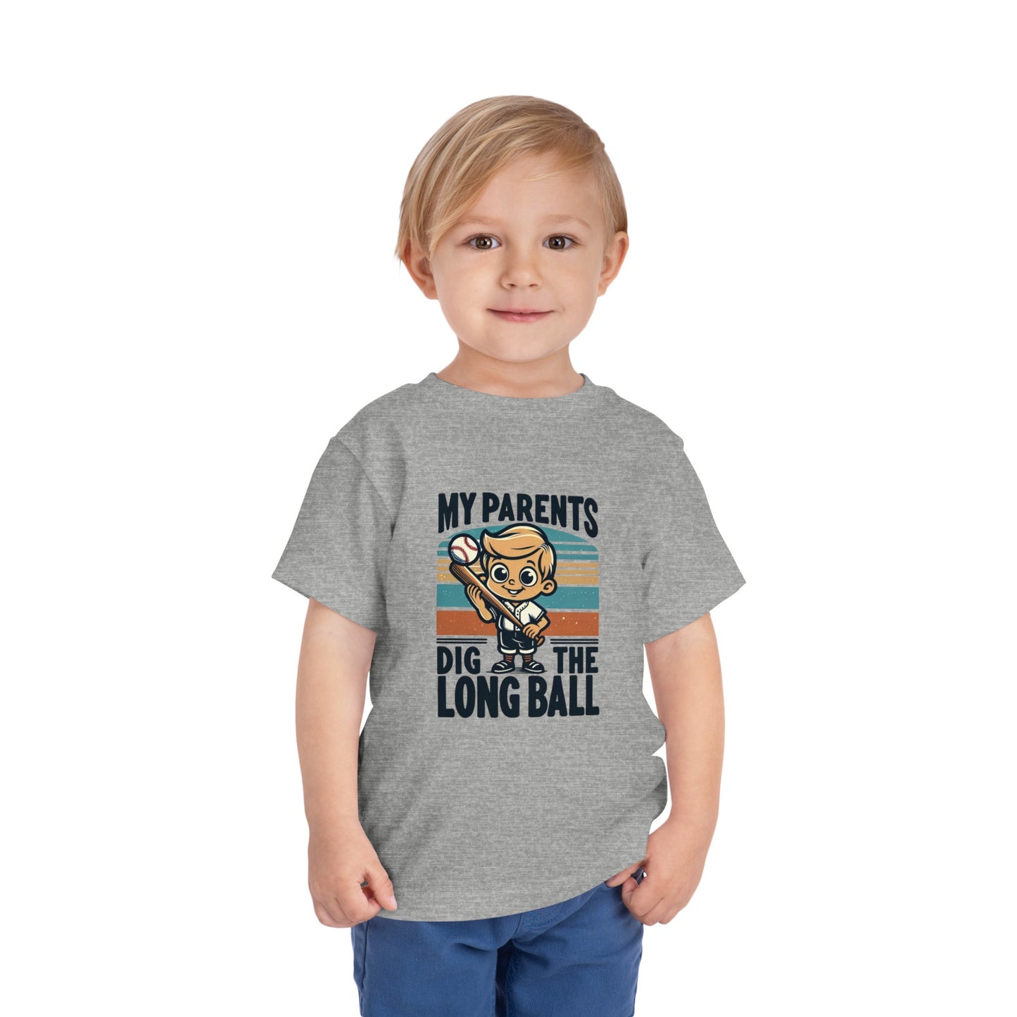 My Parents Dig The Long Ball Toddler T-Shirt
