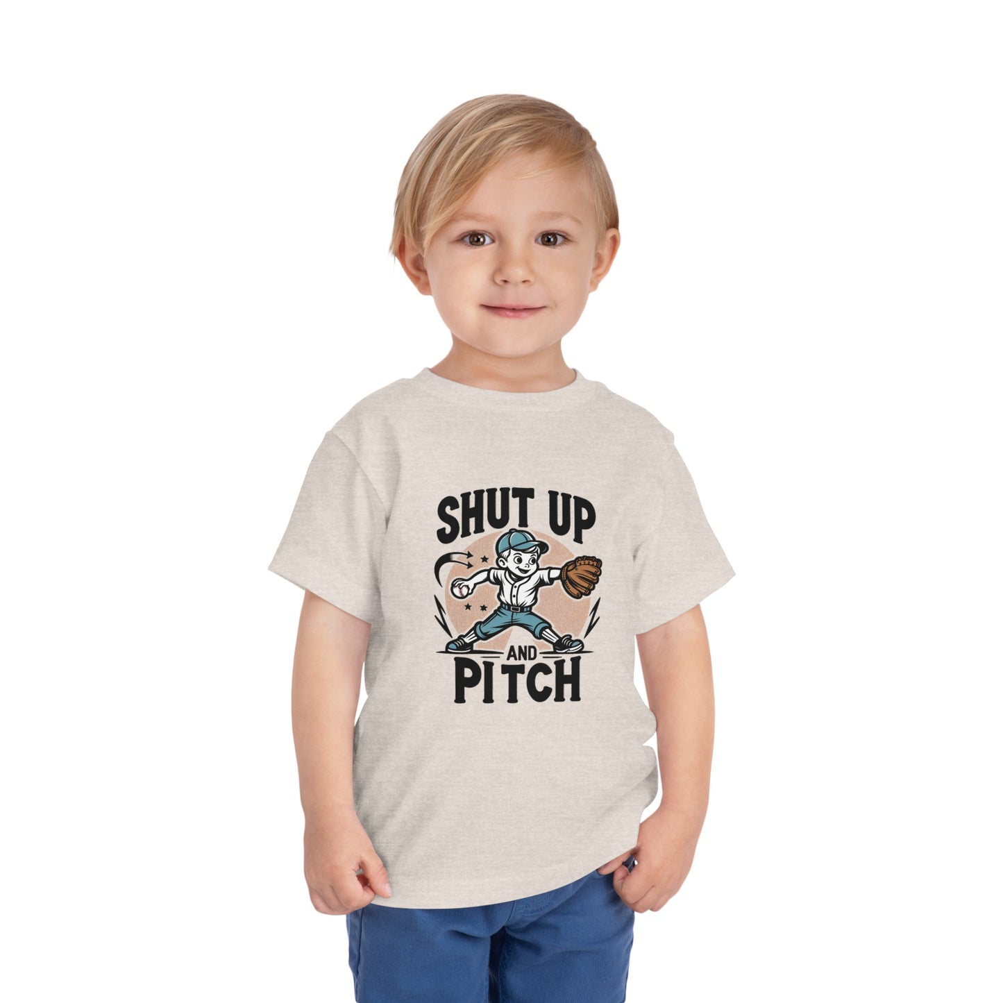 Shut Up And Pitch Toddler T-Shirt