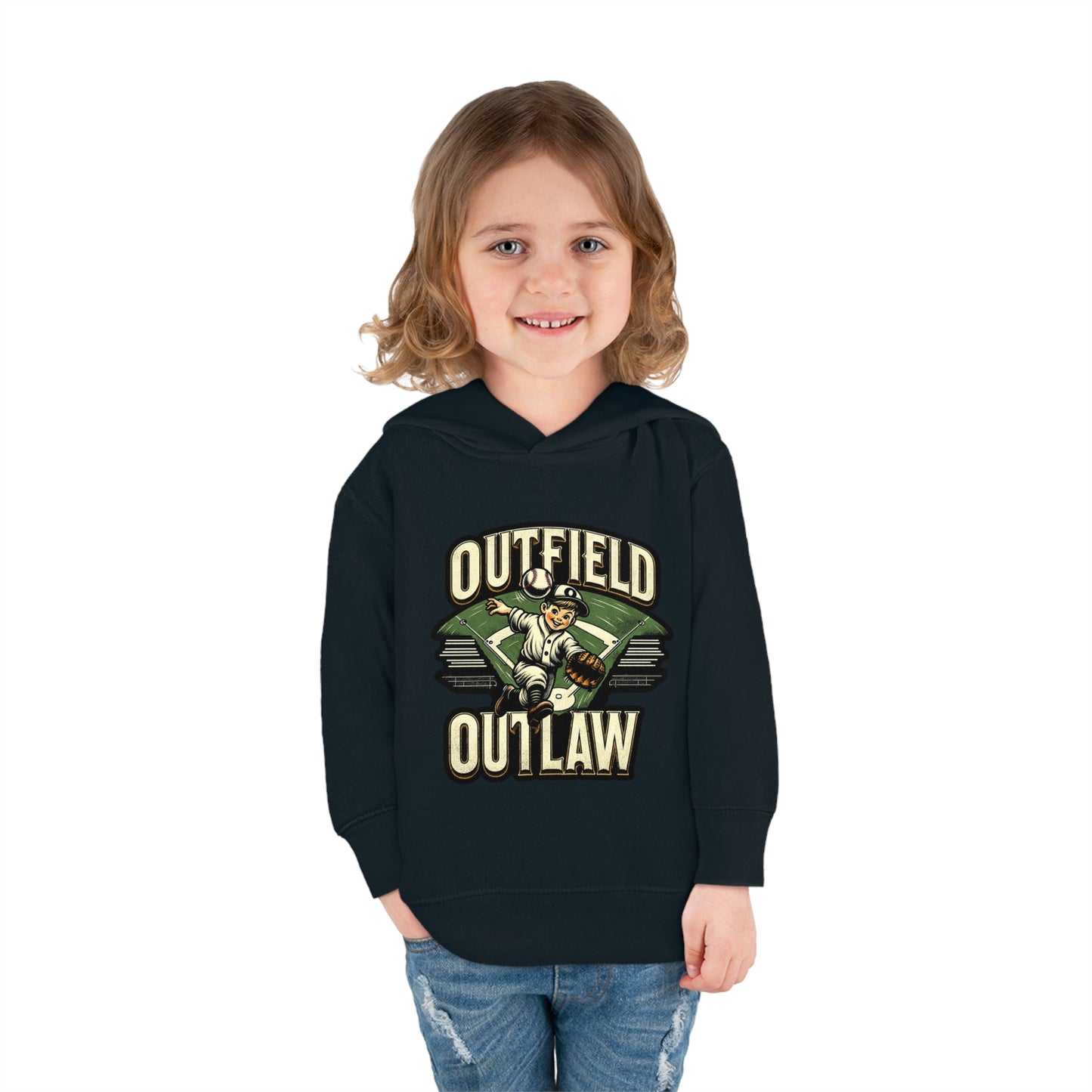 Outfield Outlaw Toddler Hoodie