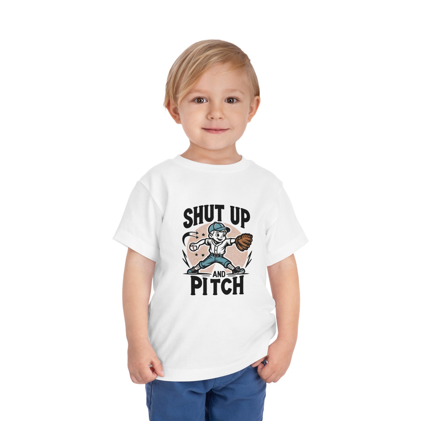 Shut Up And Pitch Toddler T-Shirt