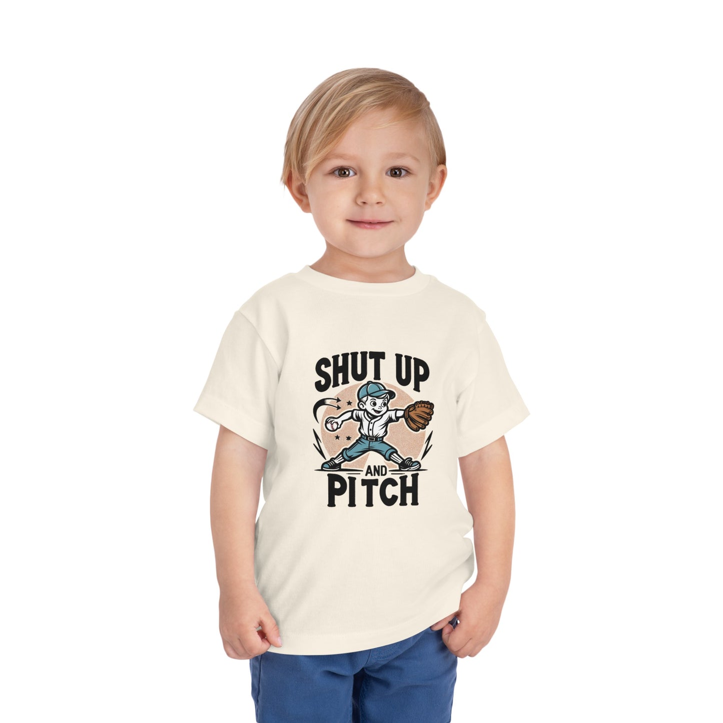 Shut Up And Pitch Toddler T-Shirt
